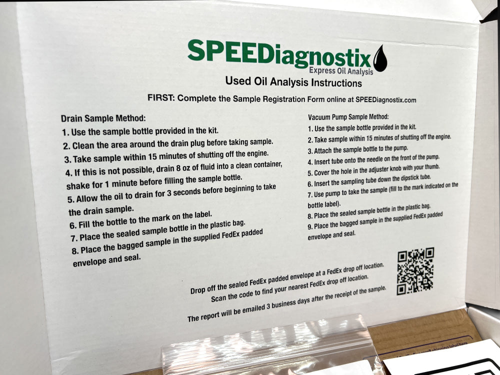 Standard Oil Analysis Kit - SPEEDiagnostix